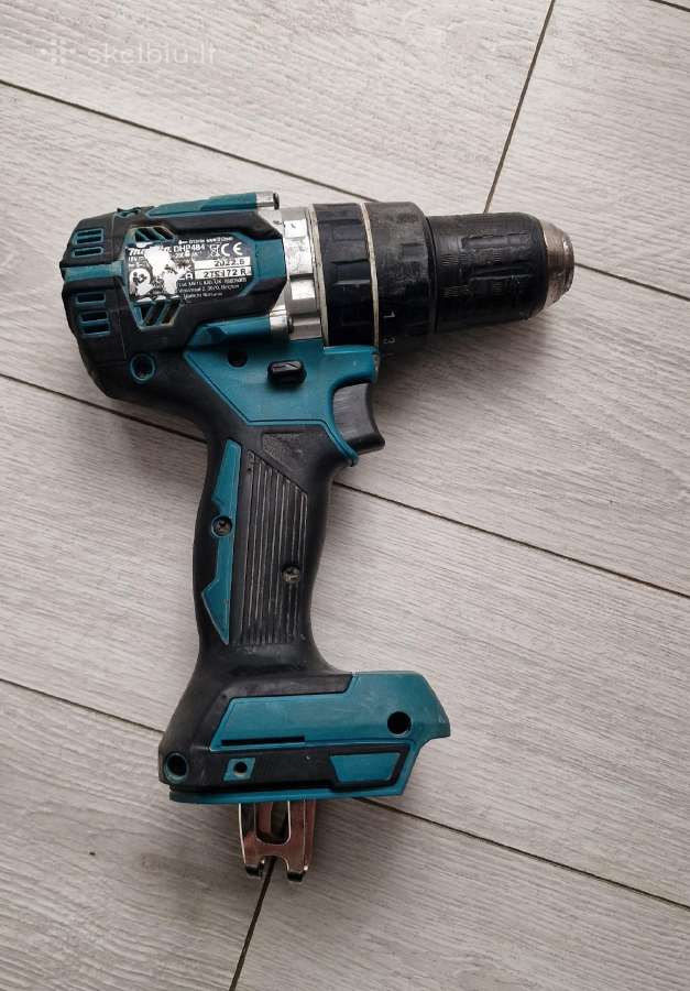 Akumuliatorinis smūginis gręžtuvas Makita Dhp484z - nuotraukos Nr. 2