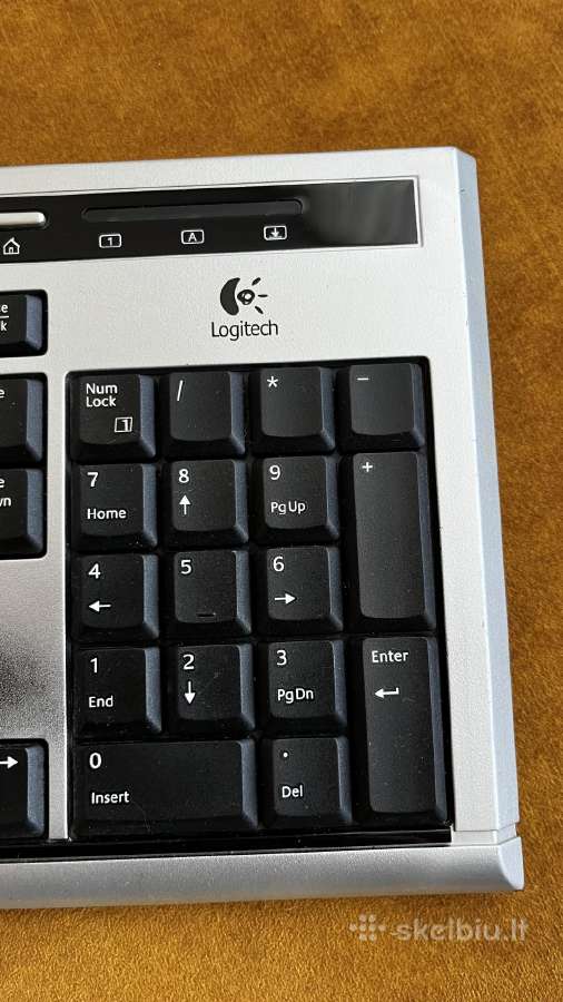 Logithech klaviatura laidinė, usb2 - nuotraukos Nr. 2