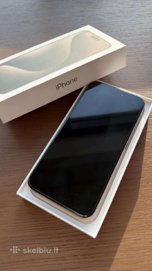 iPhone 15 Pro Max 256 GB Natural Titanium - nuotraukos Nr. 3