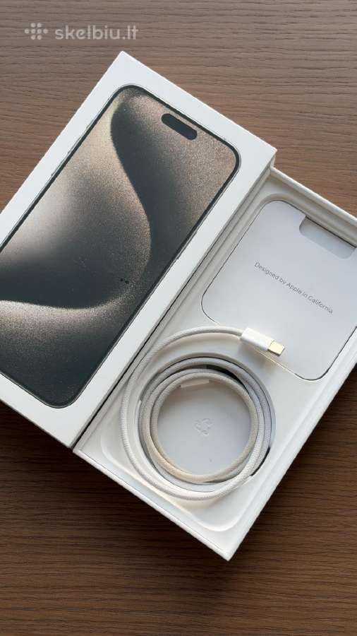 iPhone 15 Pro Max 256 GB Natural Titanium - nuotraukos Nr. 6