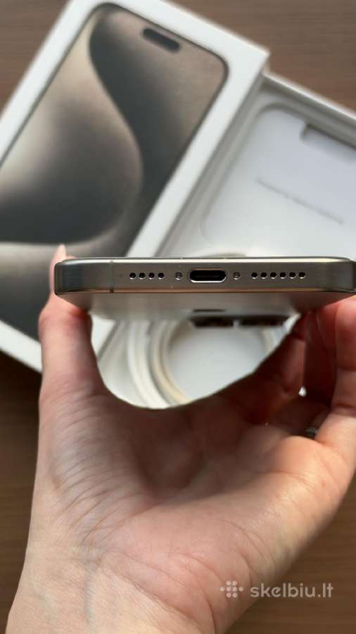 iPhone 15 Pro Max 256 GB Natural Titanium - nuotraukos Nr. 7