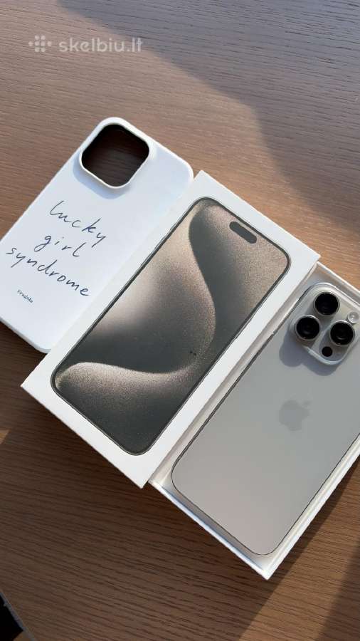 iPhone 15 Pro Max 256 GB Natural Titanium - nuotraukos Nr. 10