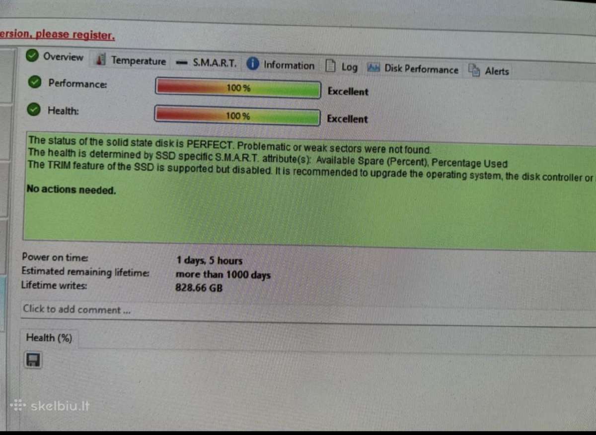 1tb Western Digital Wd black Sn7100 M.2 Pcie Nvme - nuotraukos Nr. 2