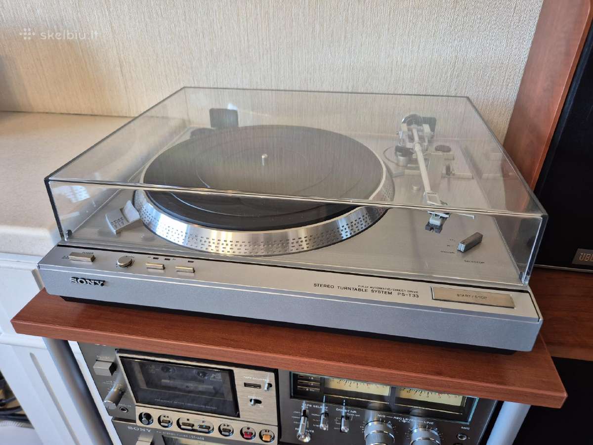 Plokštelių Grotuvas Sony Ps-t33 - nuotraukos Nr. 2