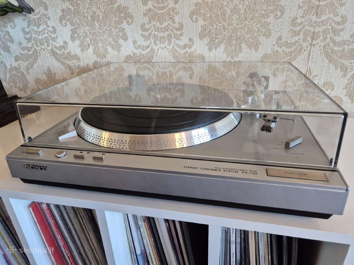 Plokštelių Grotuvas Sony Ps-t33 - nuotraukos Nr. 3