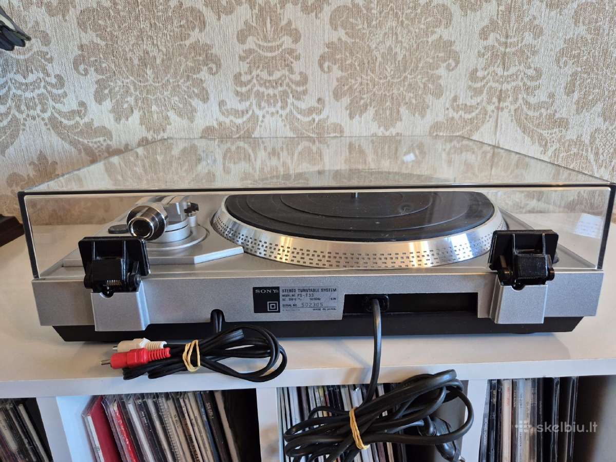 Plokštelių Grotuvas Sony Ps-t33 - nuotraukos Nr. 18