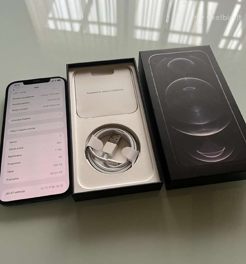 Parduodu iPhone 12pro Max 256 GB - nuotraukos Nr. 12