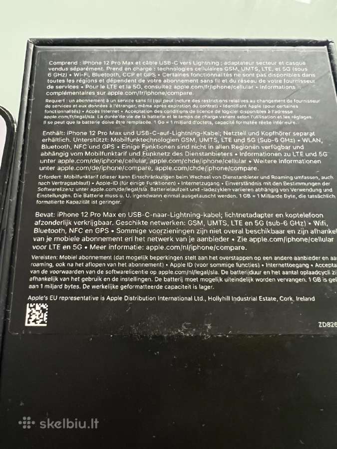 Parduodu iPhone 12pro Max 256 GB - nuotraukos Nr. 14