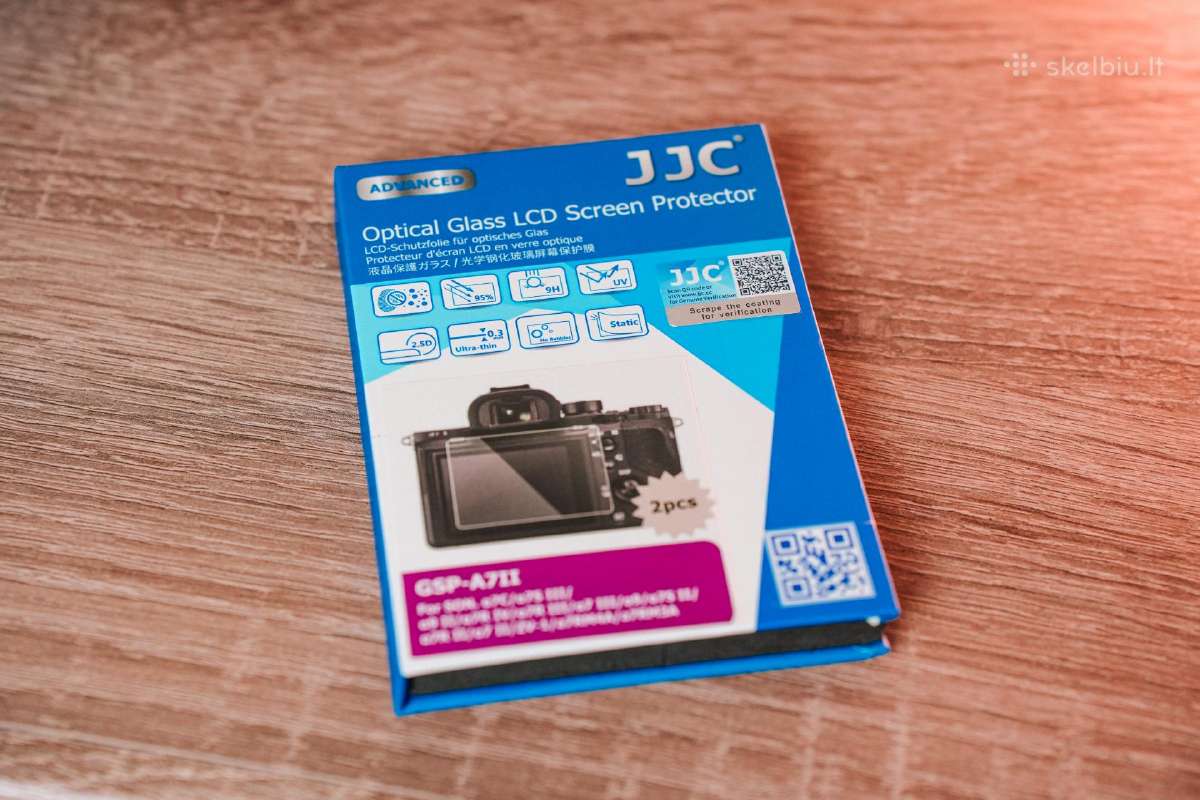 Jjc Gsp-a7ii ekrano apsauginis stikliukas Sony - nuotraukos Nr. 2