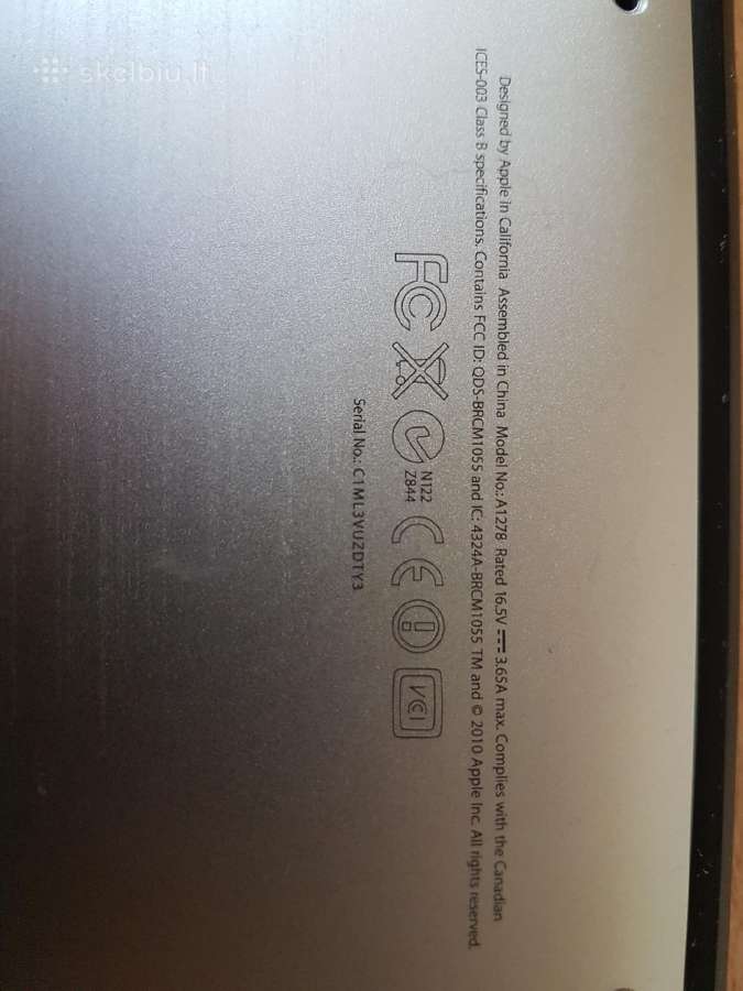 Apple MacBook Pro 13 (A1278) - nuotraukos Nr. 12