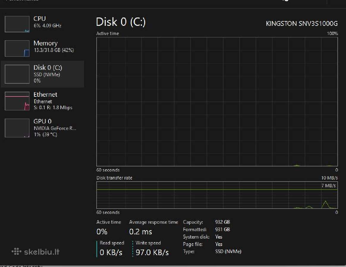 Gaming Pc Rtx4060ti i5-14400f 32gb Ddr5 - nuotraukos Nr. 5