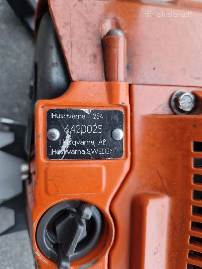 Grandininis pjūklas Husqvarna 254 - nuotraukos Nr. 5