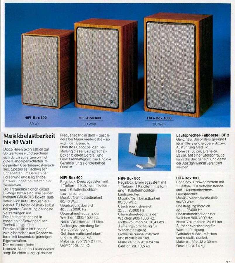 Lentyninės kolonėlės Grunding Hi-fi box 1000 - nuotraukos Nr. 14