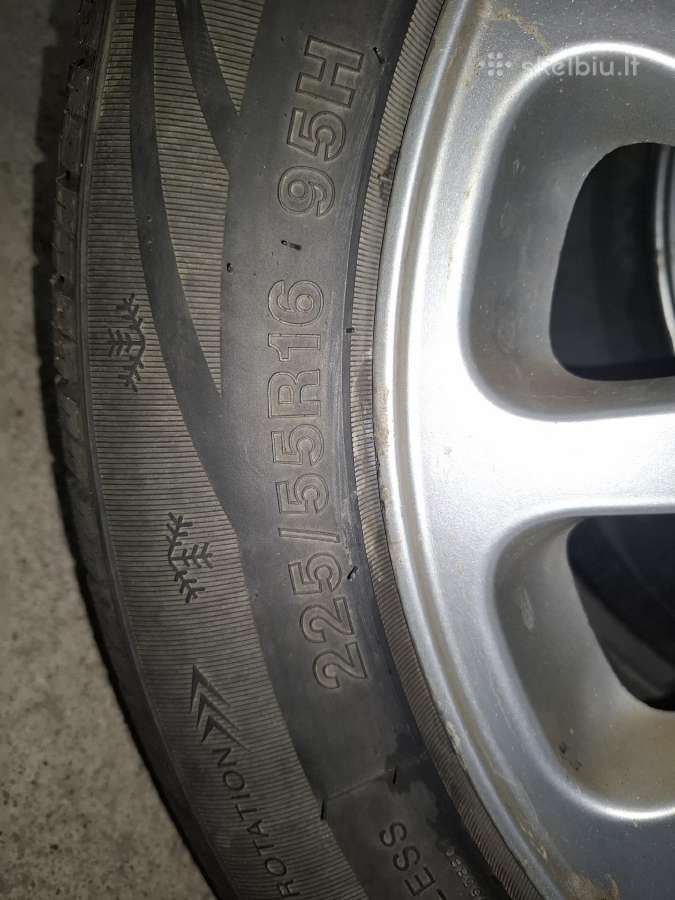 Volvo S80 ratlankiai su žieminėmis padangomis R16 - nuotraukos Nr. 3