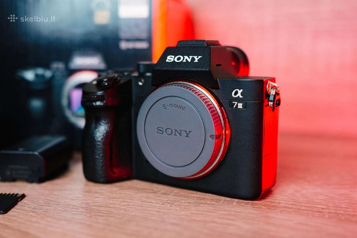 Fotoaparatas Sony A7 Mark III Full Frame - nuotraukos Nr. 2
