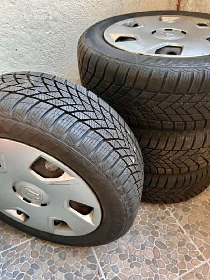 M+s padangos su obodais 195/55 r15 - nuotraukos Nr. 2