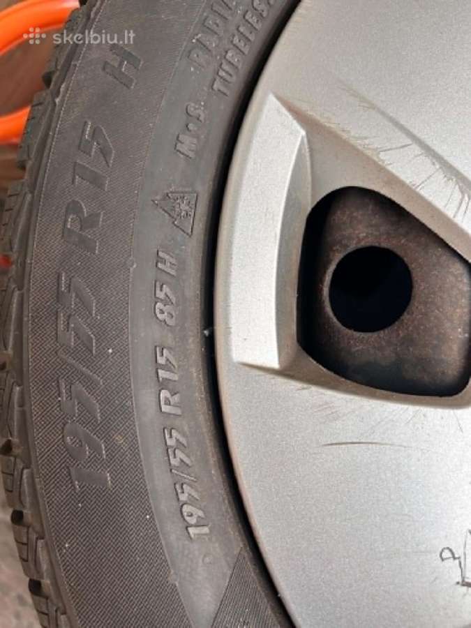 M+s padangos su obodais 195/55 r15 - nuotraukos Nr. 3