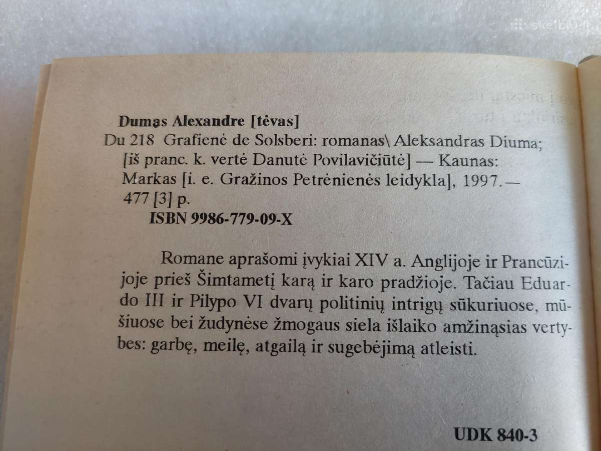 Grafienė de Solsberi - nuotraukos Nr. 3