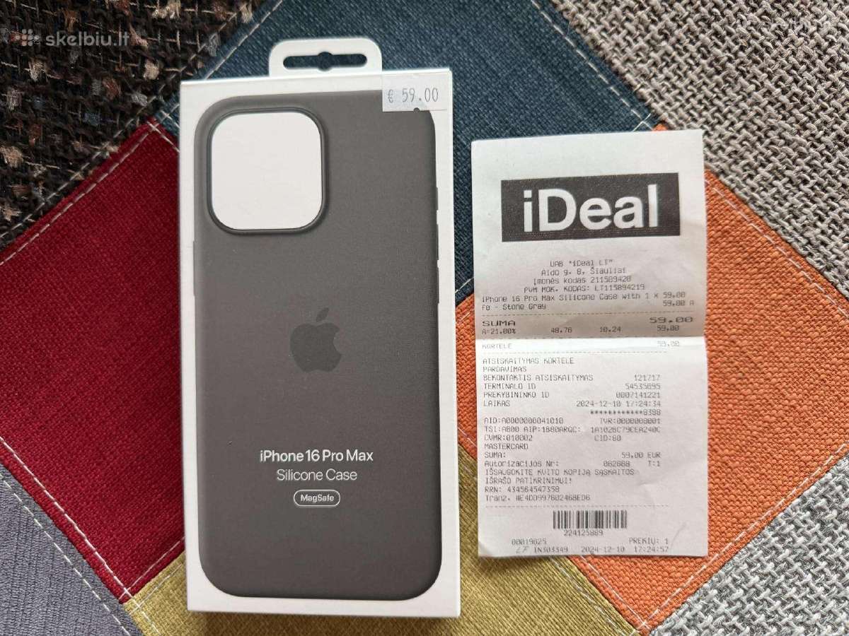 Phone 16 Pro Max,256gb.,garantija,idealus,titanium - nuotraukos Nr. 5