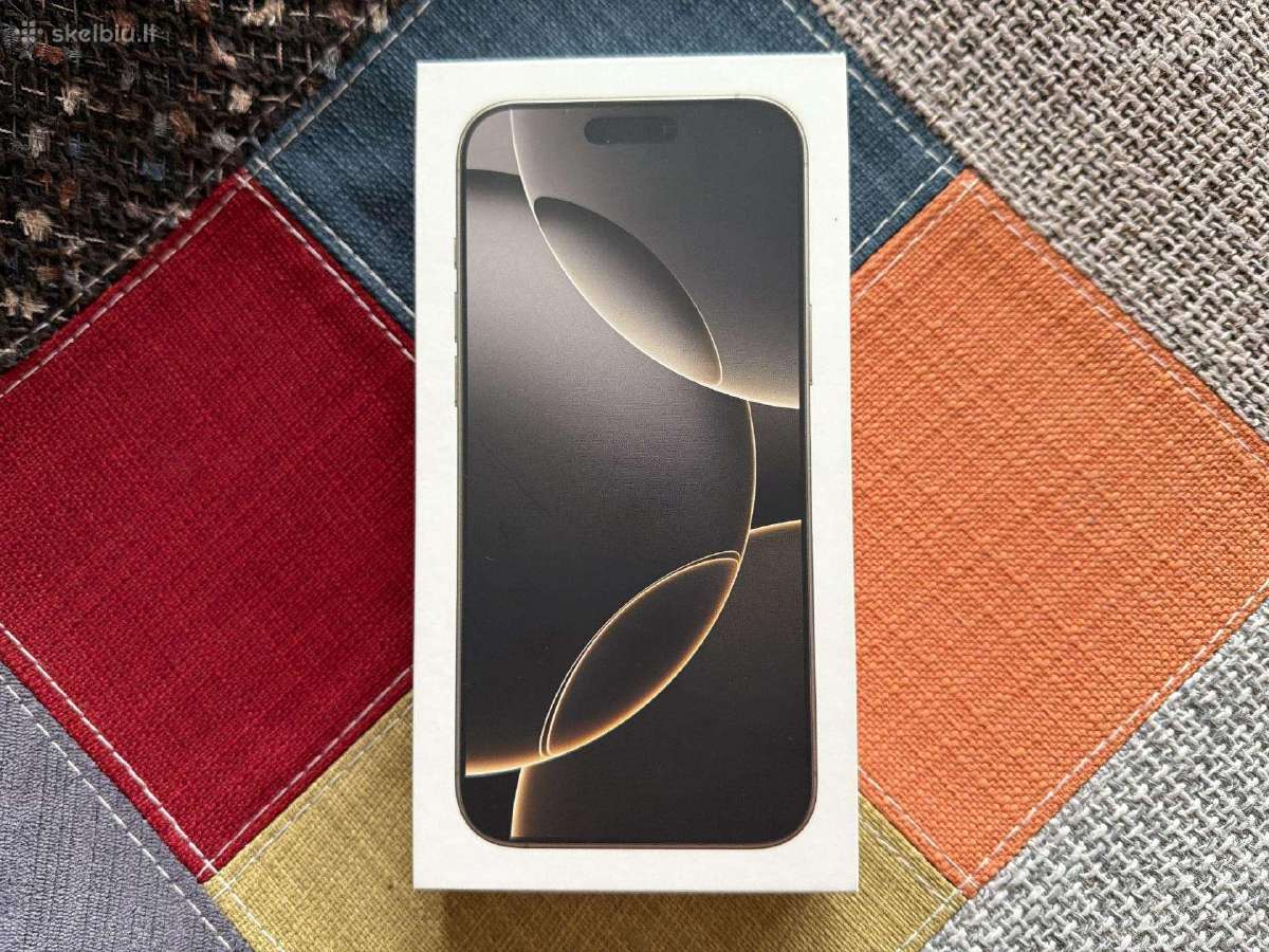 Phone 16 Pro Max,256gb.,garantija,idealus,titanium - nuotraukos Nr. 8