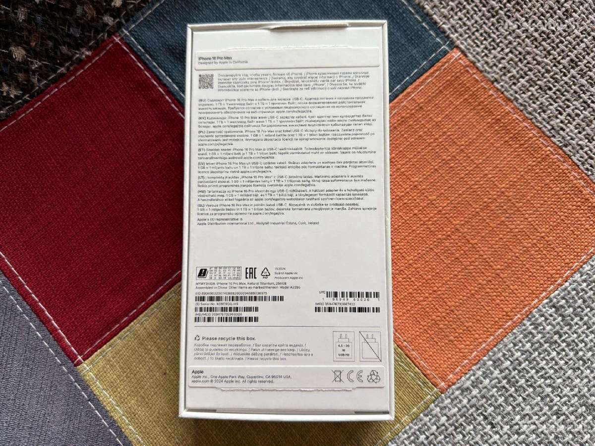 Phone 16 Pro Max,256gb.,garantija,idealus,titanium - nuotraukos Nr. 9