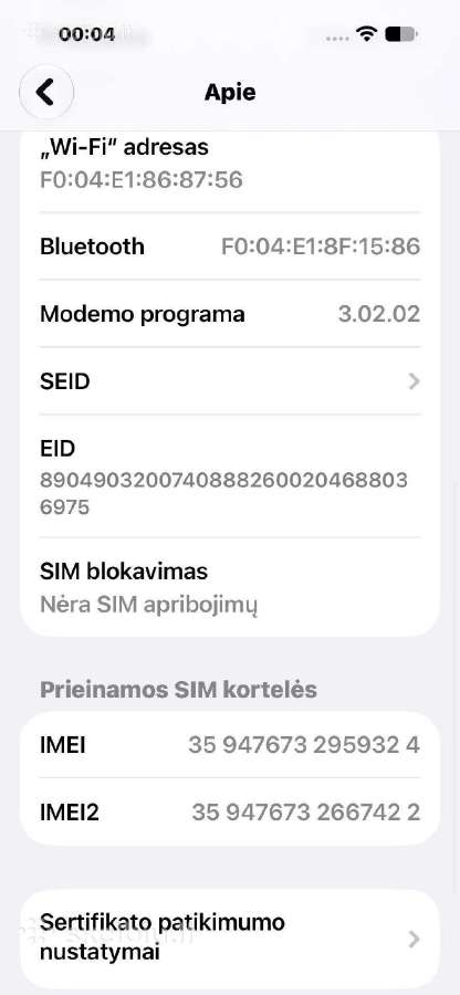 Phone 16 Pro Max,256gb.,garantija,idealus,titanium - nuotraukos Nr. 11