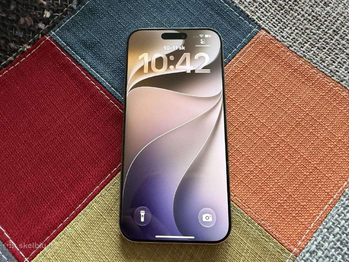 Phone 16 Pro Max,256gb.,garantija,idealus,titanium - nuotraukos Nr. 21