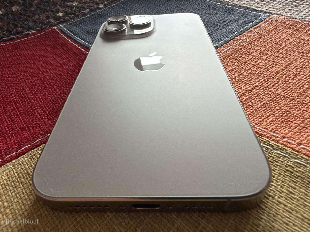 Phone 16 Pro Max,256gb.,garantija,idealus,titanium - nuotraukos Nr. 36