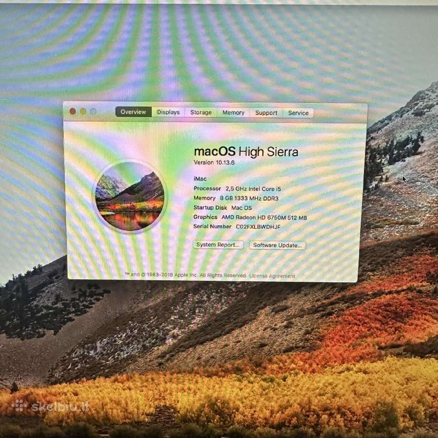 iMac 2011 21.5" - nuotraukos Nr. 3