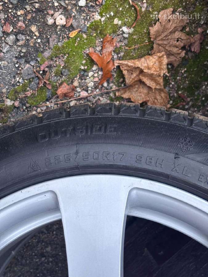 Mercedes 5x112 r17 su zieminem padangom - nuotraukos Nr. 3