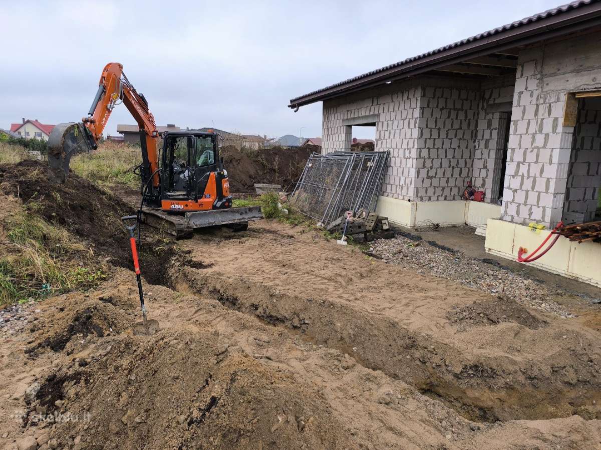5t. ekskavatoriaus nuoma su operat. /Fiskaro pasl. - nuotraukos Nr. 5