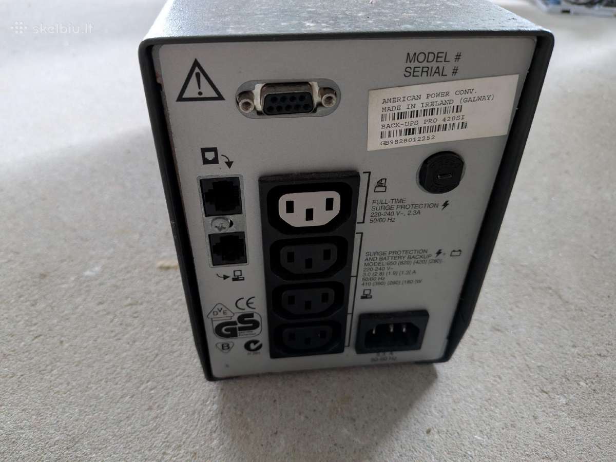 Apc Back-ups pro 420si - nuotraukos Nr. 2