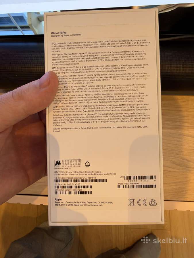 iPhone 15 pro 256gb - nuotraukos Nr. 7