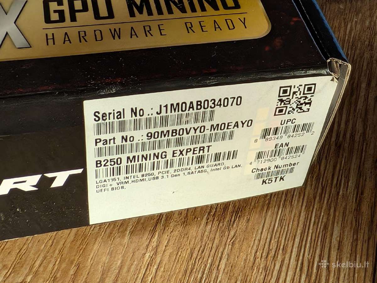 Motininė plokštė Ai/mining su daug Pcie - nuotraukos Nr. 4