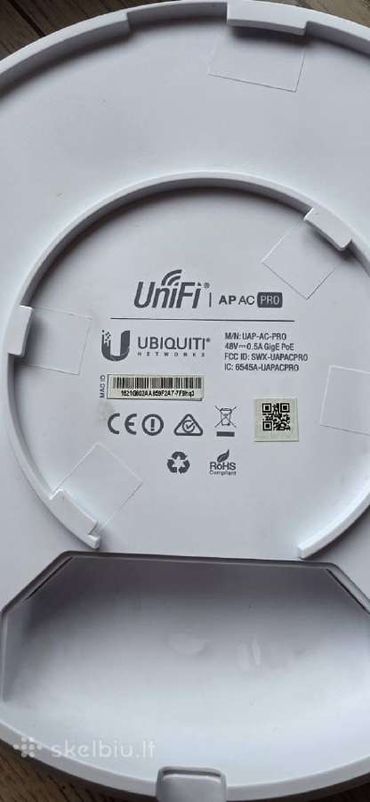 Ubiquiti Unifi Uap-ac-pro be Poe injektoriaus - nuotraukos Nr. 3