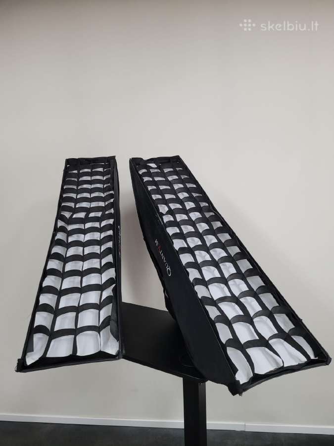 2 vnt. Softbox 30 120 cm su Grid – Bowens - nuotraukos Nr. 2