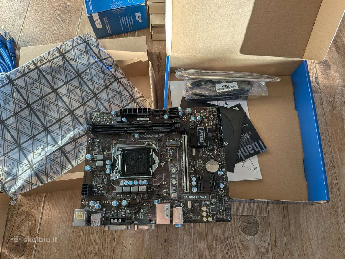 Motininė plokštė msi B250 pro-vd - nuotraukos Nr. 3