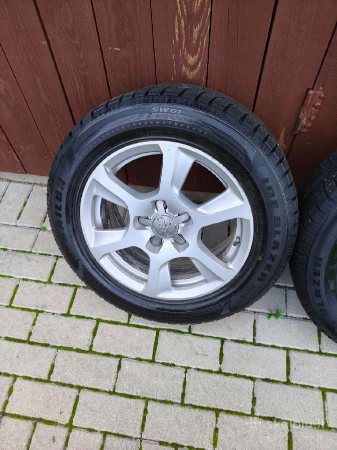 Audi lieti ratai R16 su zieminem padangom - nuotraukos Nr. 2