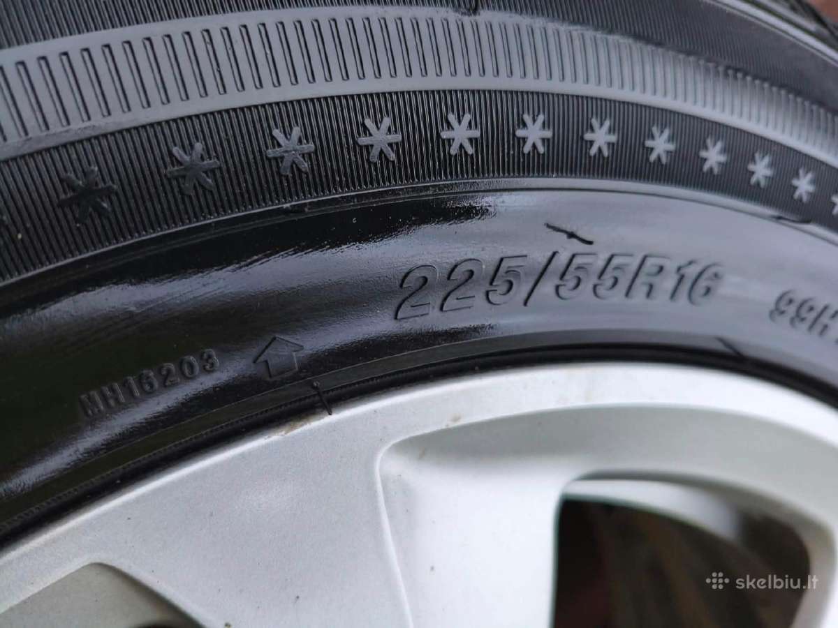 Audi lieti ratai R16 su zieminem padangom - nuotraukos Nr. 3