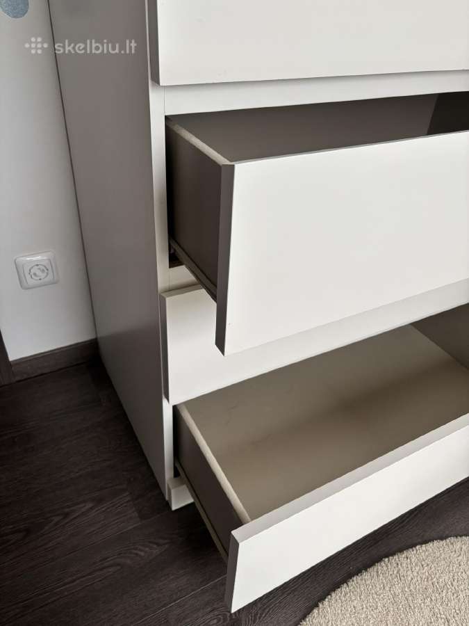 Ikea 4 stalčių komoda Malm - nuotraukos Nr. 3