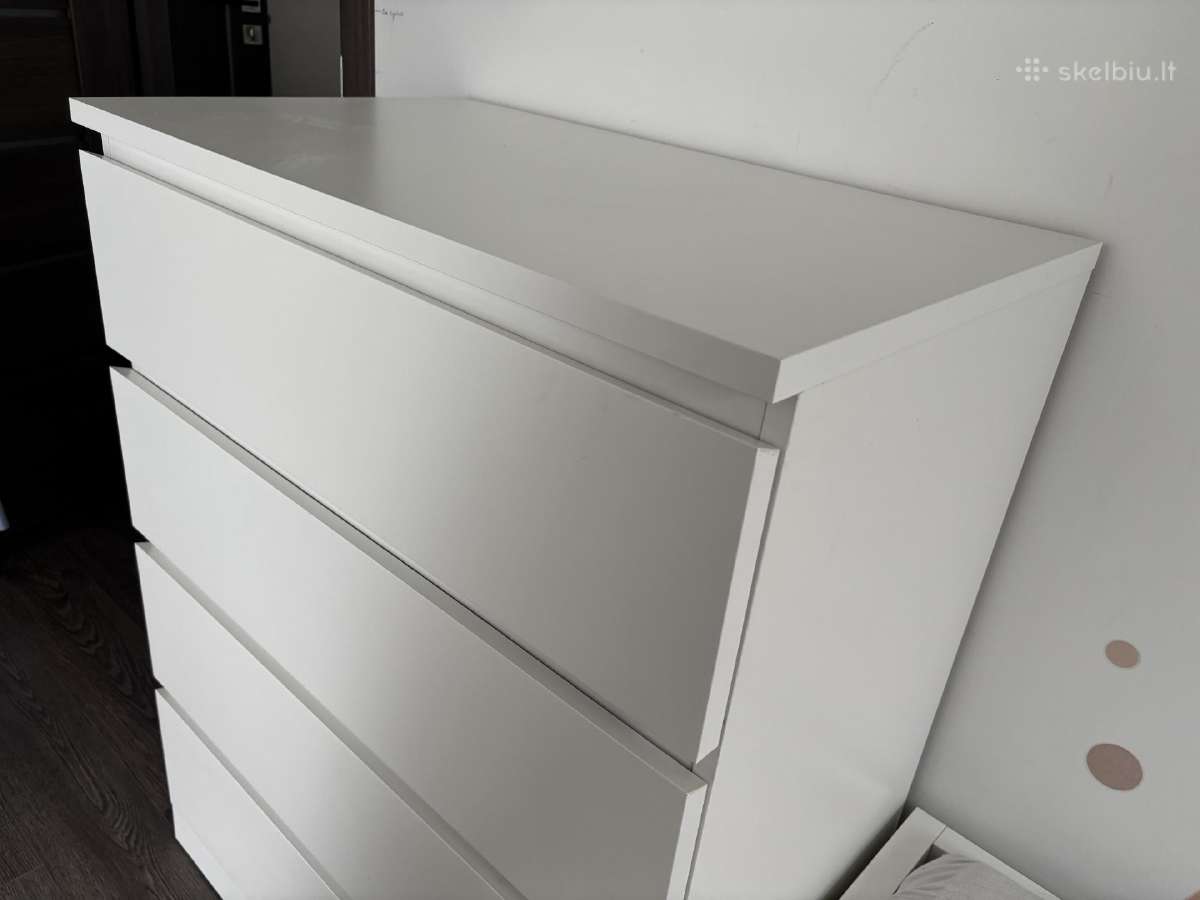 Ikea 4 stalčių komoda Malm - nuotraukos Nr. 4