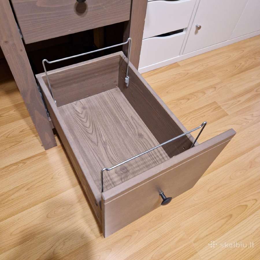 Naudotas medinis stalas - Hemnes Ikea - nuotraukos Nr. 3