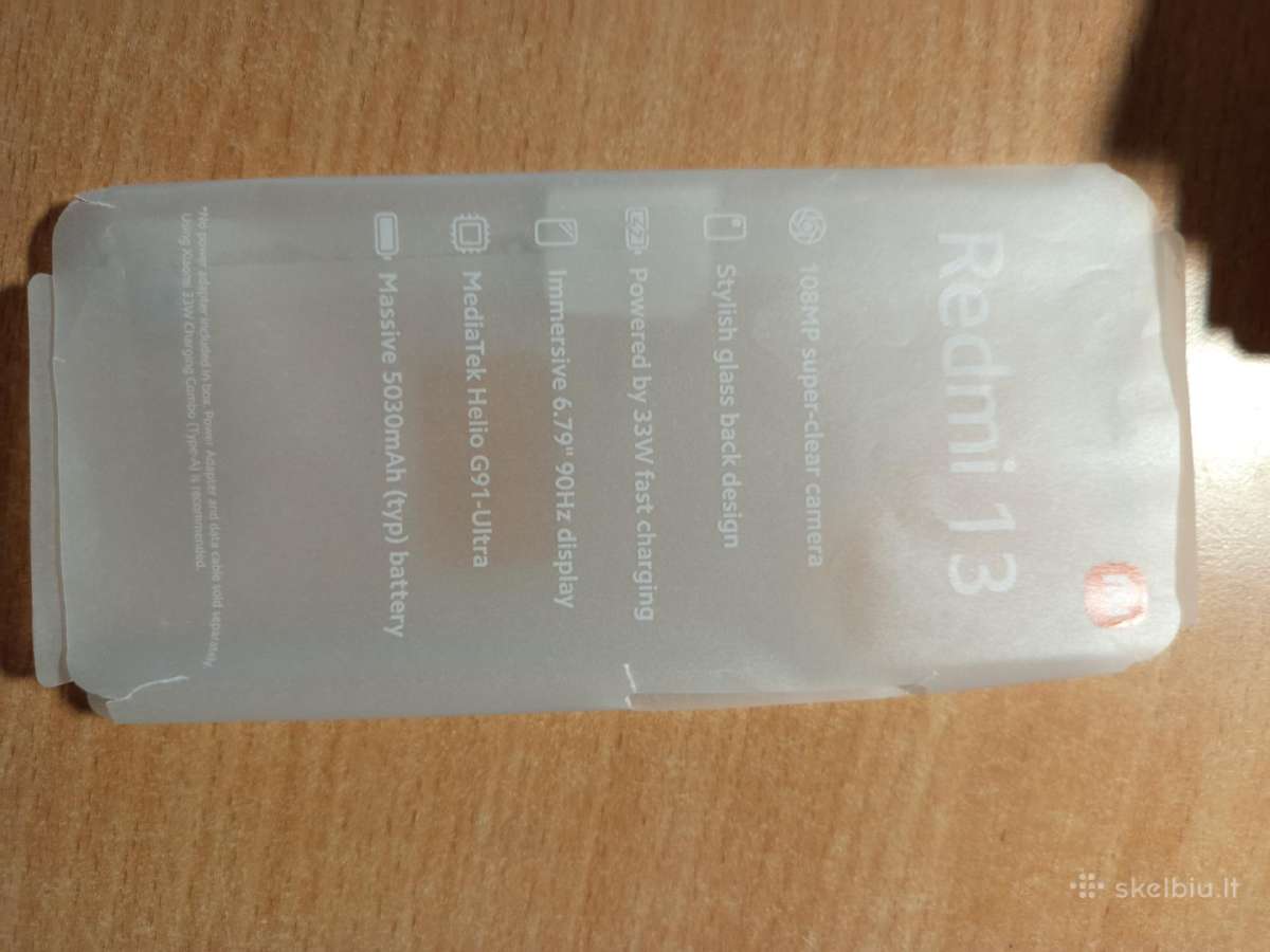 Redmi 13 su pakuote - nuotraukos Nr. 6