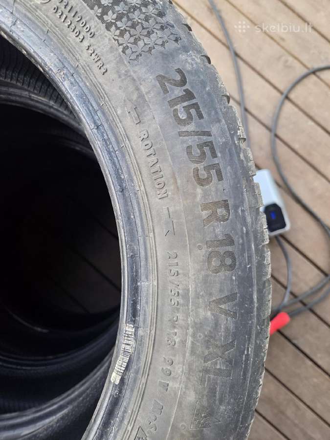 215/55 R18 Continental 2023m, 30 eur komplektas - nuotraukos Nr. 6
