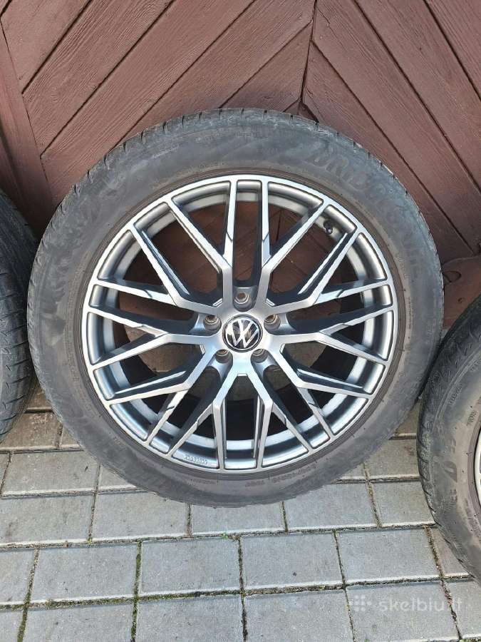 VW R19 ratlankių kompletas su padangomis - nuotraukos Nr. 2