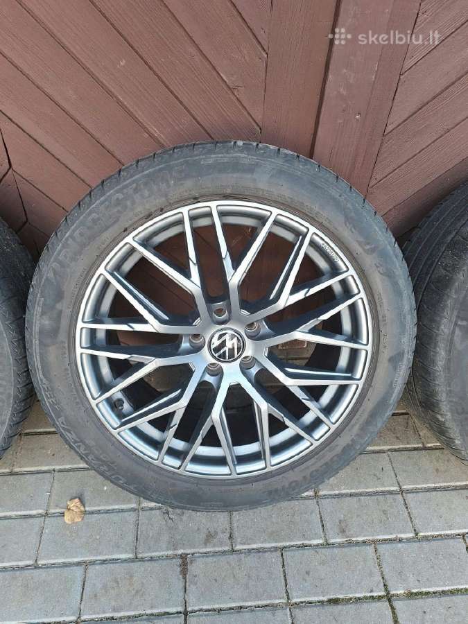 VW R19 ratlankių kompletas su padangomis - nuotraukos Nr. 5