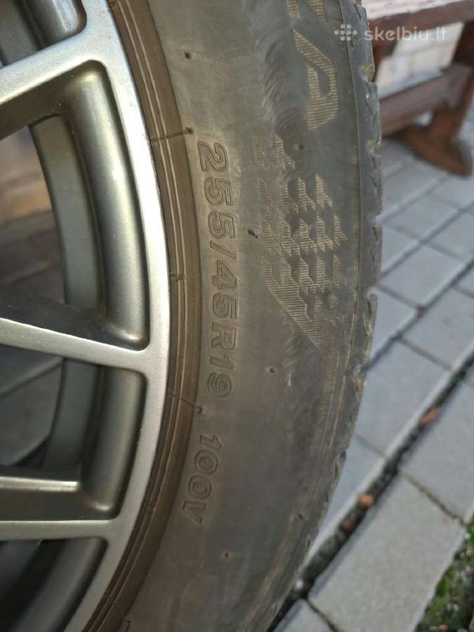 VW R19 ratlankių kompletas su padangomis - nuotraukos Nr. 7