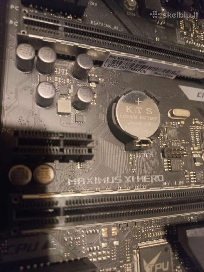 Asus Rog Maximus Xi Hero i9-9900 be quiet! Dark - nuotraukos Nr. 5