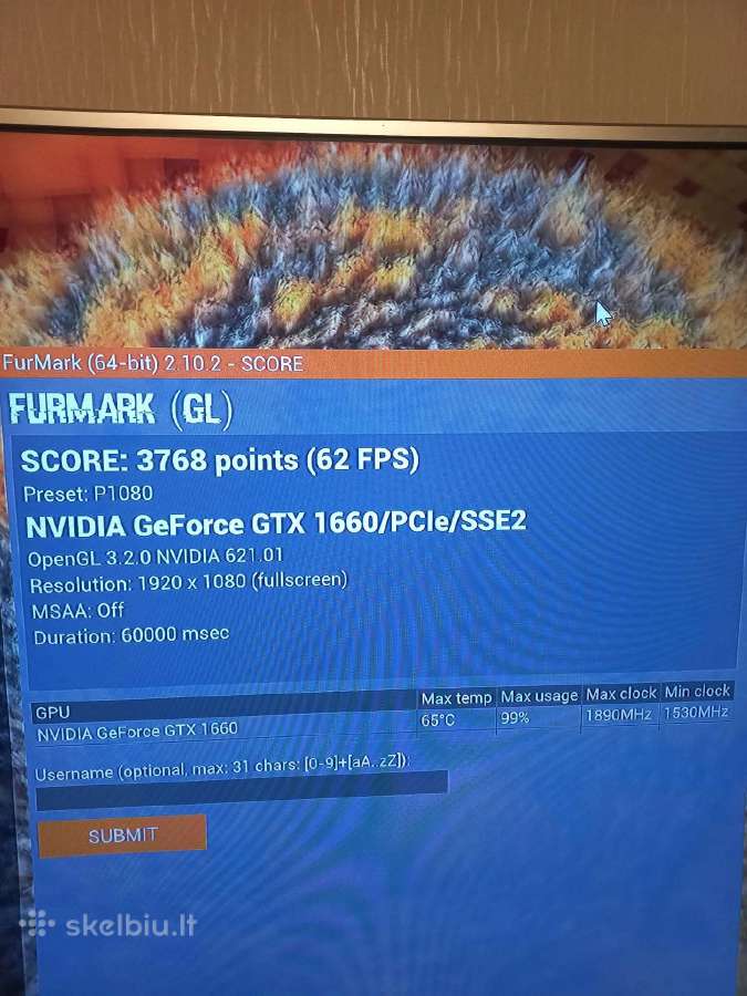Gigabyte Geforce Gtx 1660 Oc 6g - nuotraukos Nr. 4