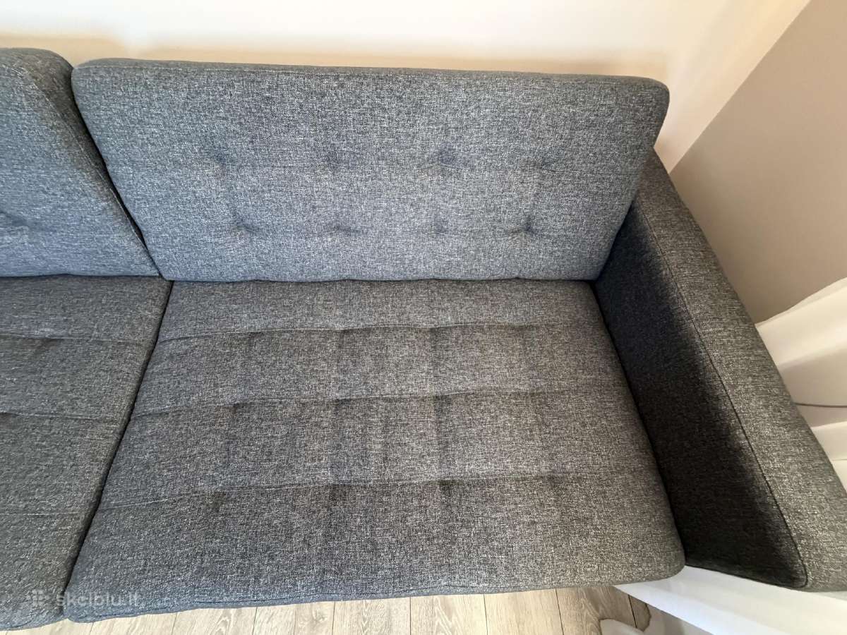 Ikea landskrona skleidžiama sofa su pufu - nuotraukos Nr. 5